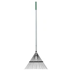 Expert Gardener 22 Tine Steel Lawn Rake Long Fiberglass Handle Comfort Grip. Fixed Price $22.47.