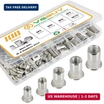 Vgbuy 100pcs Metric Rivet Nut Kit, Nuts Assortment M4 M5 M6 M8 M10, 304 St. Fixed Price $13.49.