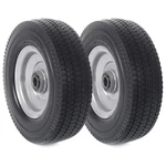 Ar-pro (2-pack) 8-inch Solid Wheel Replacement - 2.50-4" Flat 8 , Metallic. Fixed Price $48.39.