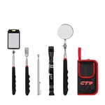 Ctr 5pcs Telescoping Magnetic Pickup Tool Kit With Super Bright Cob Led Squar.... Fixed Price $43.06.
