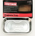 Craftsman 6" X 10" Rectangle Stainless Steel Magnetic Parts Tray Dish. Fixed Price $29.99.