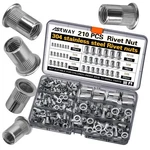 Askway Stainless Steel Rivet Nut Kit 210pcs 304 Pressure Rive.... Fixed Price $24.07.