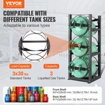 Refrigerant Tank Rack, With 3 X 30lbs Bottle Tanks, Nitrogen. Fixed Price $88.35.