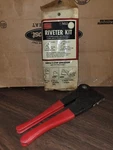 Vintage Sears Riveter Tool Catalog No. 7453 / For 5/32"-3/16" Pop Rivets. Fixed Price $9.99.