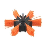 Orange Nyalox 4" 120g Medium Flap Brush. Fixed Price $14.42.