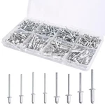 Pop Rivets Assortment Kit - 200 Pcs Aluminum Blind Rivets,8 Sizes. Fixed Price $13.99.