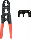 Iwiss/icrimp Pex Pipe Copper Ring Crimping Tool Kit For 1/2 In, 3/4 In Crimp Rin. Fixed Price $71.11.