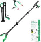 51" Extra Long Grabber Reacher Tool, Foldable 51 Inch, Green. Fixed Price $35.35.