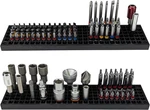 Free Zone Bit Organizer Set (black) 158-hole Storage 1/4"hex Bits & Drive. Fixed Price $33.85.