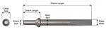 Ajax Tools Ajx-a960-12 Flat Chisel .498 Shank 5/8"blade 12" Length (a96012). Fixed Price $50.73.
