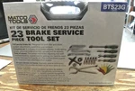 Matco Tools 23pc Full Service Brake Tool Set With Storage Case Bts23g. Fixed Price $179.00.