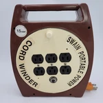 Swain Portable 20 Foot Extension Cord Winder 14 Gauge 6 Outlet Circuit Breaker. Fixed Price $6.95.