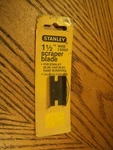 Vintage Stanley 1-1/2" Scraper Blade Tool No.28-290 New. Fixed Price $12.59.