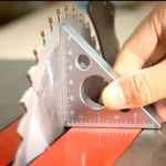 Right Angle Ruler Aluminum Pocket Square Woodworking Triangle Height Measuring. Fixed Price $14.89.