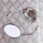 Open Box Biketek Universal Husky Mirrors 10mm Oval Chrome Effect (pair). Fixed Price $16.49.