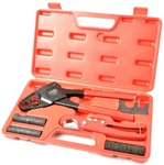 Iwiss Combo Angle Head Pex Pipe Crimping Tool Kits For 1/2" 3/4" Crimp. Fixed Price $89.99.