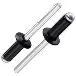 Wensilon (250pcs) 3/16"x1/2" Black Aluminum Blind Pro Rivets,aluminum Grip An.... Fixed Price $19.06.