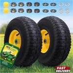15" X 6.00-6" Front Tire And Wheel Assemblies For John Deere Mowers - Set Of 2. Fixed Price $100.99.