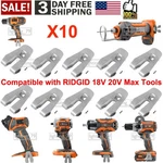 10pcs Belt Clip Hook With Screws For Ryobi Ridgid Impact Driver Drill Holder. Fixed Price $12.99.