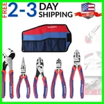 Pliers Set, Cr-v Construction, Includes 6 Inch Slip Joint, Long Nose, Diagon.... Fixed Price $65.54.