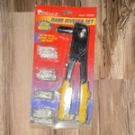 Pittsburgh 38353 Hand Riveter Set W/100 Rivets, 4 Nosepieces, Spanner. Fixed Price $17.98.