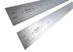Taytools 12" Rigid Machinist Rule Ruler Hardened Spring Steel 4r Graduations .... Fixed Price $24.62.
