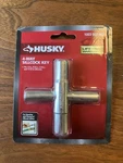 Five (5) Husky Sillcock Keys 4way Multiple Sizes New In Packages. Fixed Price $44.00.