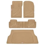 Flextough Heavy Duty Rubber Car Floor Mats All Weather & Cargo Liner For Beige. Fixed Price $117.99.