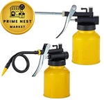 Junchi Hand Pump Oiler Can Professional Level 8 Oz. Capacity With.... Fixed Price $13.77.