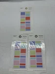 3 X Post-it Translucent Stickers Ntd8-ts-1 Lot = 144 Total (b41. Fixed Price $16.00.