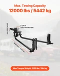 Weight Distribution Hitch 12000 Lbs, Sway Control, 2" Shank & 2-5/16" Ball Kit. Fixed Price $357.99.