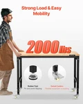 48-inch Adjustable Workbench, 2000 Lbs Load, Work Bench With Power Outlet, Wheel. Fixed Price $234.29.
