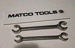 Matco Tools 2pc Flare Nut Wrench Set 19mm / 21mm & 15mm 17mm. Fixed Price $48.00.