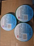 3 Pack Of 3m General Purpose Vinyl Tape 764, Green, 1 In X 36 Yd, 5 Mil (w3430). Fixed Price $18.00.