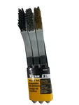Titan Tool 51505 3-piece Stainless Steel, Brass, And Nylon Brush Set New. Fixed Price $10.81.