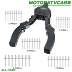 All-carb 9.5" Hand Riveting Gun Tool Set,400 Rivets & 5 Different Nosepieces. Fixed Price $30.79.