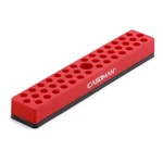 Casoman 1/4" Hex Bit Organizer With Magnetic Base - Red, 43 Hole Red. Fixed Price $14.39.