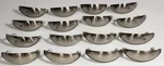Lot Of 16 Cabinet Drawer 3" Cup Pulls Brushed Nickel Hardware Screws Included. Fixed Price $19.95.