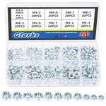 Glarks 220pcs M3 M4 M5 Zinc Plated Self Clinching Nuts Kit, Carbon Steel Roun.... Fixed Price $18.91.