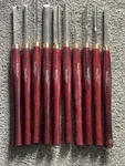 Woodriver Turner's Tool Set With Extra Long 16" Handles High Speed Steel1 10 Pc. Fixed Price $180.00.