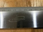 Igaging 600mm Straight Edge Beveled Precision Ruler Hardened Steel. Fixed Price $89.95.