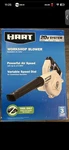 Hart Battery Powered Workshop Blower 20v - White/black. Fixed Price $59.99.