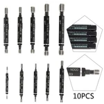 10 Pc Skd11 Thread Detection Tool Double End Plug Gauge Go & No. Fixed Price $156.35.