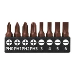 8-piece Phillips And Flat Bit Set Includes Ph0 Ph1 Ph2 Ph3 Slotted 3mm 4mm 5m.... Fixed Price $32.47.
