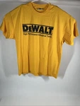 Dewalt Tools Yellow Double Sided Advertising T-shirt Made In The Usa Size Xl Lee. Fixed Price $15.99.