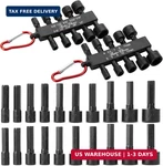 Bates Choice Power Nut Driver Set, 20 Pcs, Metric & Sae, 1/4" Hex Shank, Impact. Fixed Price $9.36.