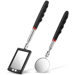 Frienda 2 Pieces Lighted Telescoping Inspection Mirror Flexible Retractable.... Fixed Price $14.43.