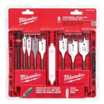 Milwaukee 49-22-0175 8-piece Universal Quik-lok Flat Boring Spade Bit Set W Case. Fixed Price $28.45.