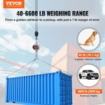Vevor Digital Crane Scale, 6600 Lbs/3000 Kg, Hunting (silver). Fixed Price $195.11.
