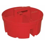 Bucket Boss 15054 4 Compartment Super Stacker Small Parts Organizer, Fits 5 Gal. Fixed Price $14.25.